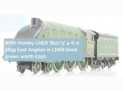 Win Hornby LNER 'B17/5' 4-6-0 2859 East Anglian in LNER Lined Green