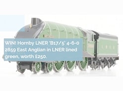 Win Hornby LNER 'B17/5' 4-6-0 2859 East Anglian in LNER Lined Green
