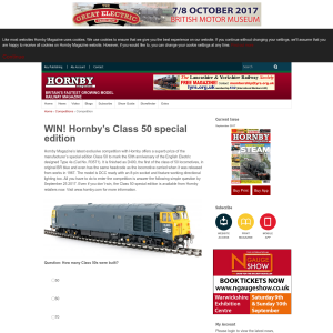 Win Hornby’s Class 50 special edition
