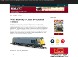 Win Hornby’s Class 50 special edition