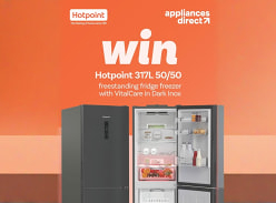 Win a Hotpoint 317L 50 of 50 Freestanding Fridge Freezer