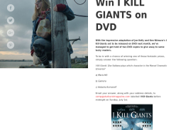 Win I Kill Giants on DVD