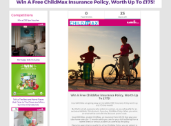 Win Insurance policy for children worth £175