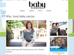 Win Izmi baby carrier plus a Love To Dream Original Swaddle UP