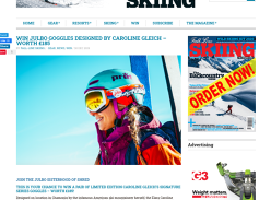 Win Julbo Goggles Designed By Caroline Gleich