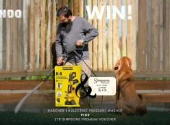Win a Karcher K4 Electric Pressure Washer