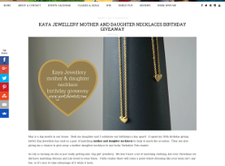 Win Kaya Jewelry Mother and Daughter Necklaces