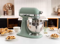Win a Kitchenaid Artisan Stand Mixer in NEW Cardamom