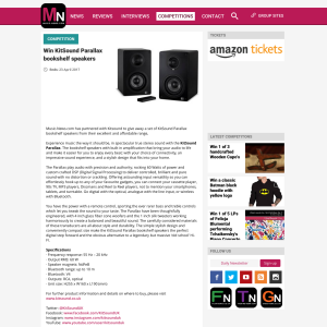 Win KitSound Parallax bookshelf speakers