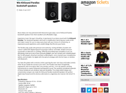 Win KitSound Parallax bookshelf speakers