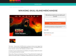 Win Kong: Skull Island Merchandise