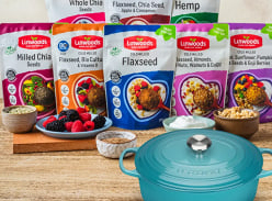 Win a Le Creuset Casserole Dish & 3 Months of Ingredients from Linwoods