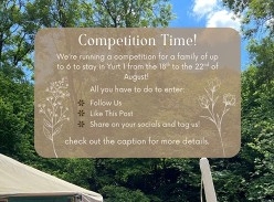 Win a Luxury Glamping Experience in Yurt 1
