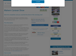 Win Malvern Caravan Show Tickets