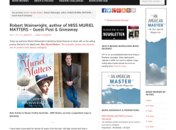 Win Miss Muriel Matters by Robert Wainwright