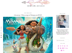 Win Moana on DVD