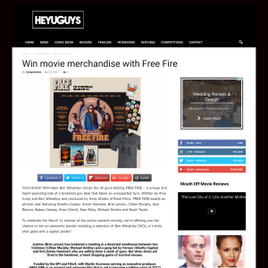 Win movie merchandise with Free Fire