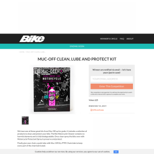 Win Muc-Off Clean, Lube and Protect Kit