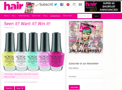 Win Nail Lacquer, Hair Mask + Hair Colour