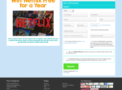 Win Netflix free for a year