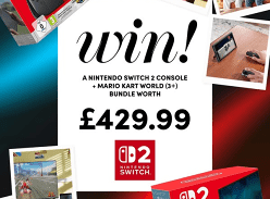 Win a Nintendo Switch 2 Console & Mario Kart World Bundle