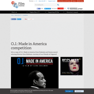 Win O.J.: Made in America dvd