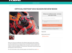 Win Official MOTOGP 2014 Season Review Book