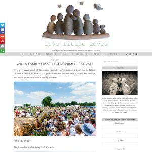Win One family pass to Geronimo Festival 2017