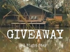 Win a One-Night Stay in Our Teal Safari Tent