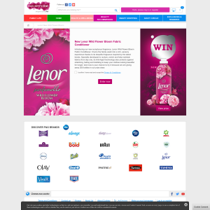 Win one of 200 bottles of Lenor Wild Flower Bloom fabric conditioner