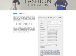 Win one of 5 £100 fashion gift cards