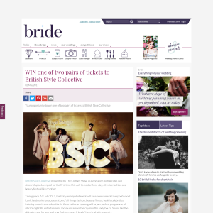 WIN one of two pairs of tickets to British Style Collective