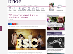 WIN one of two pairs of tickets to British Style Collective