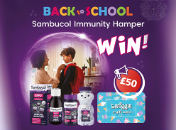 Win Our Sambucol Kids Range as Well as a £50 Smiggle Voucher