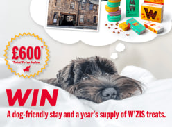 Win over £600 of Dog-Friendly Hotel Vouchers and a Years Supply of WZIS Treats