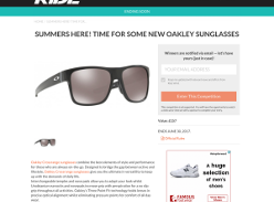 Win pair of Oakely Crossrange sunglasses – Matt Black with prizm polarized lenses