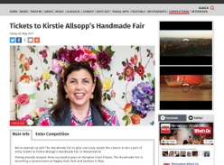 Win Pair of Tickets to Kirstie Allsopp's Handmade Fair