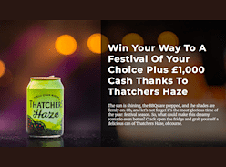 Win a Pair of Tickets to a Festival of your Choice & £1K Cash