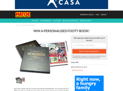 Win Personalised Football Book