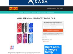 Win Personalised Footy Phone Case