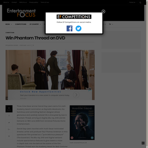 Win Phantom Thread on DVD