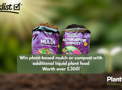 Win Plant-Based Mulch or Compost with Additional Liquid Plant Food