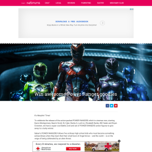 Win Power Ranger goodies