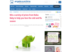 Win prizes from Nobu Baby to help in cold and flu season