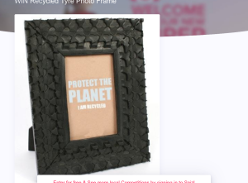 Win Recycled Tyre Photo Frame