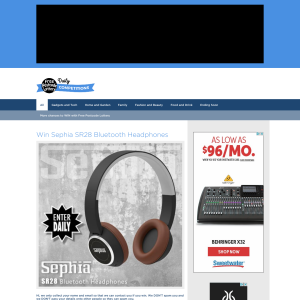 Win Sephia SR28 Bluetooth Headphones