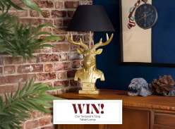 Win a Sergeant Stag Table Lamp