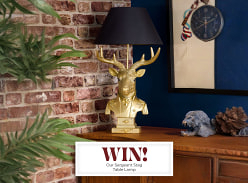 Win a Sergeant Stag Table Lamp