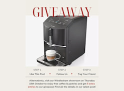 Win a Siemens Coffee Machine