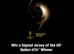 Win a Signed Jersey of the 69th Ballon Dor Winner